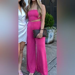 Pink jumpsuit